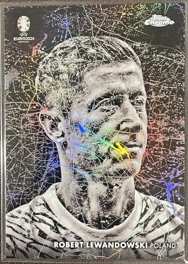 Robert Lewandowski 2024 Berlin at Night BN-9 exact card photograph