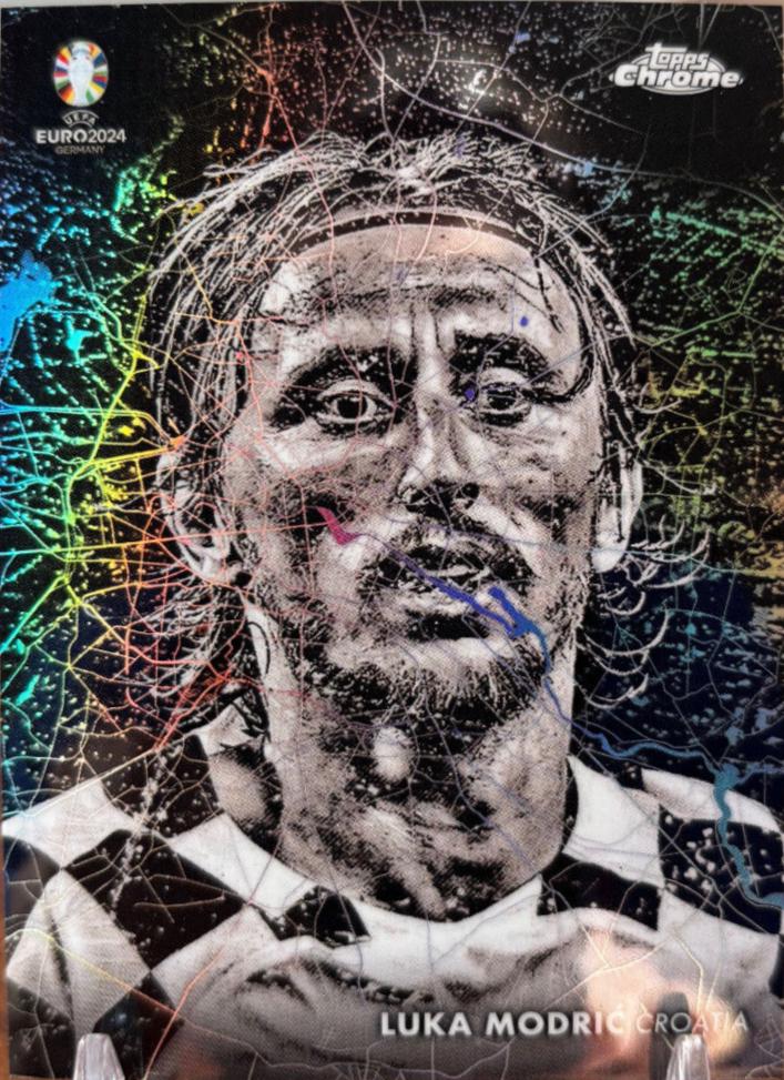 Luka Modrić 2024 Berlin at Night BN-15 exact card photograph