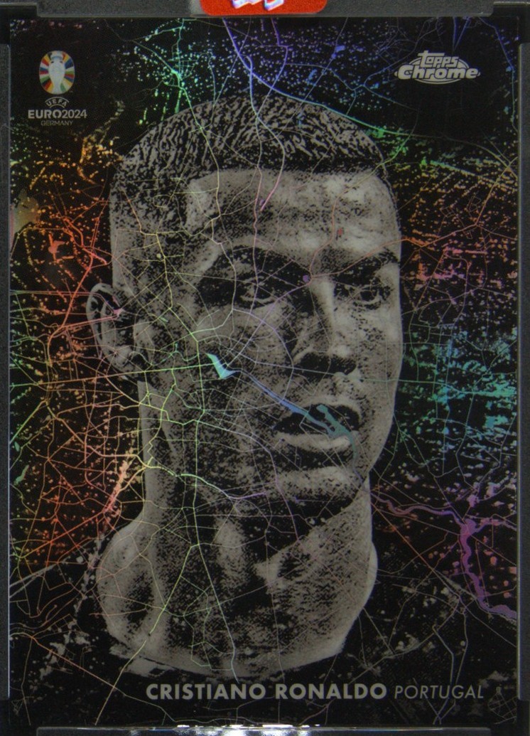 Cristiano Ronaldo 2024 Berlin at Night BN-7 exact card photograph