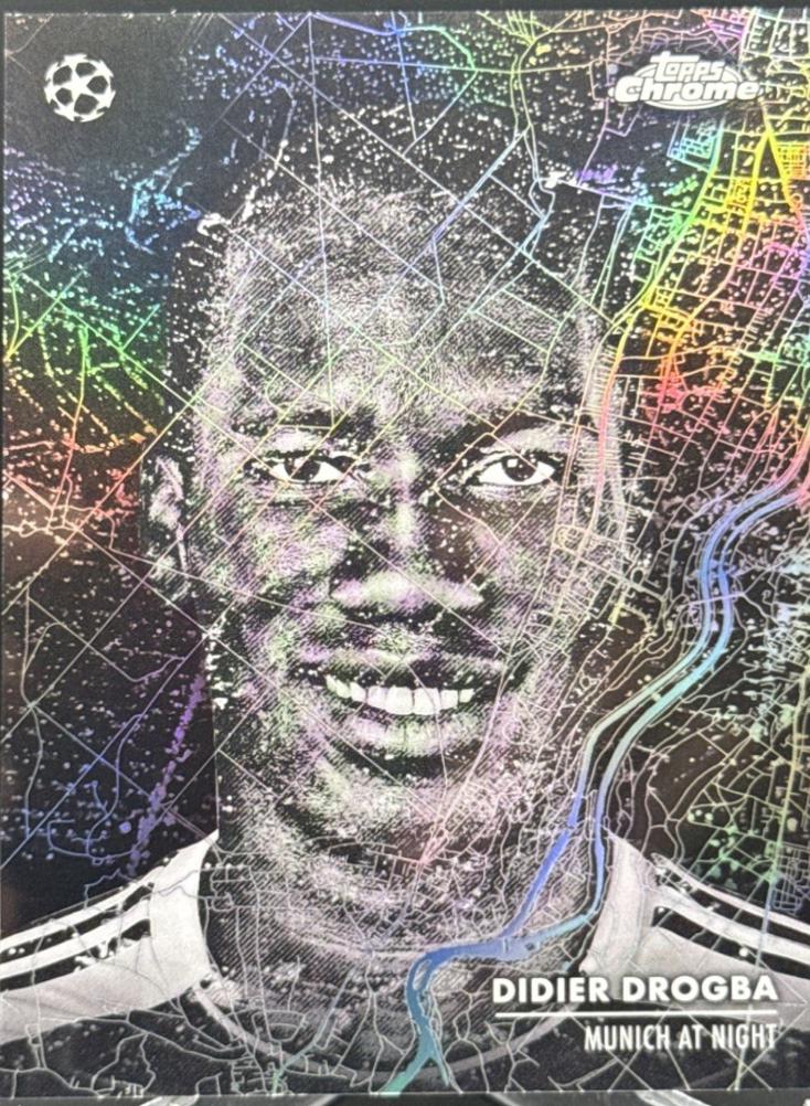 Didier Drogba 24/25 Munich at Night MN-10 exact card photograph