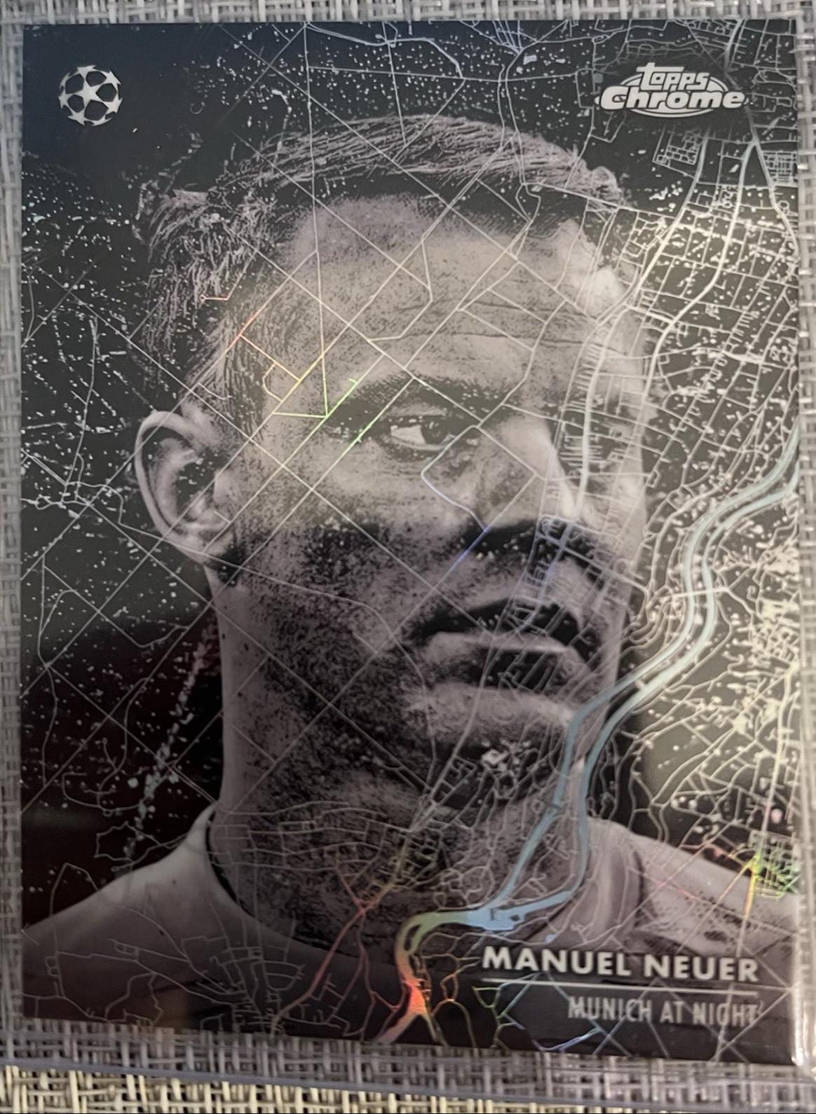 Manuel Neuer 24/25 Munich at Night MN-1 exact card photograph