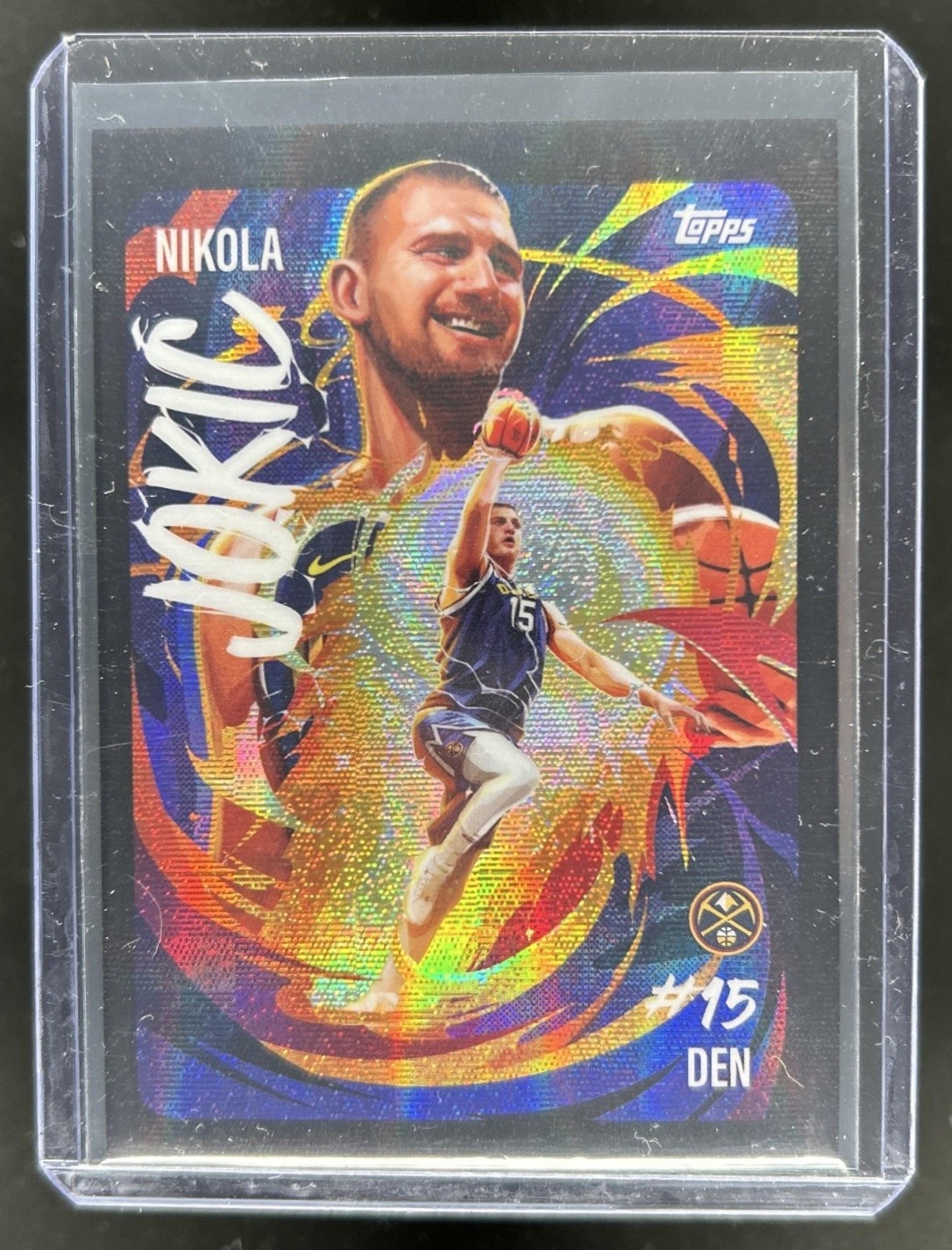 Nikola Jokić 2025-26 Topps Chrome Basketball Ultra Violet UV-10 card