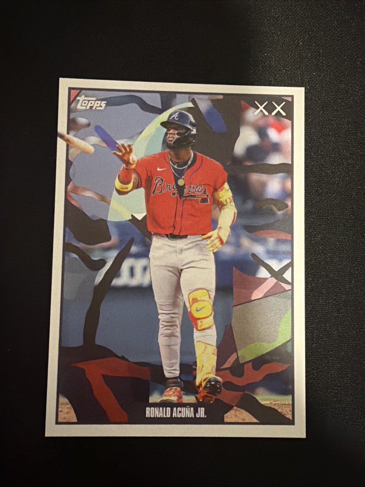 Ronald Acuña Jr. 2026 Topps MLB x KAWS Creation KC-9 standard unnumbered insert