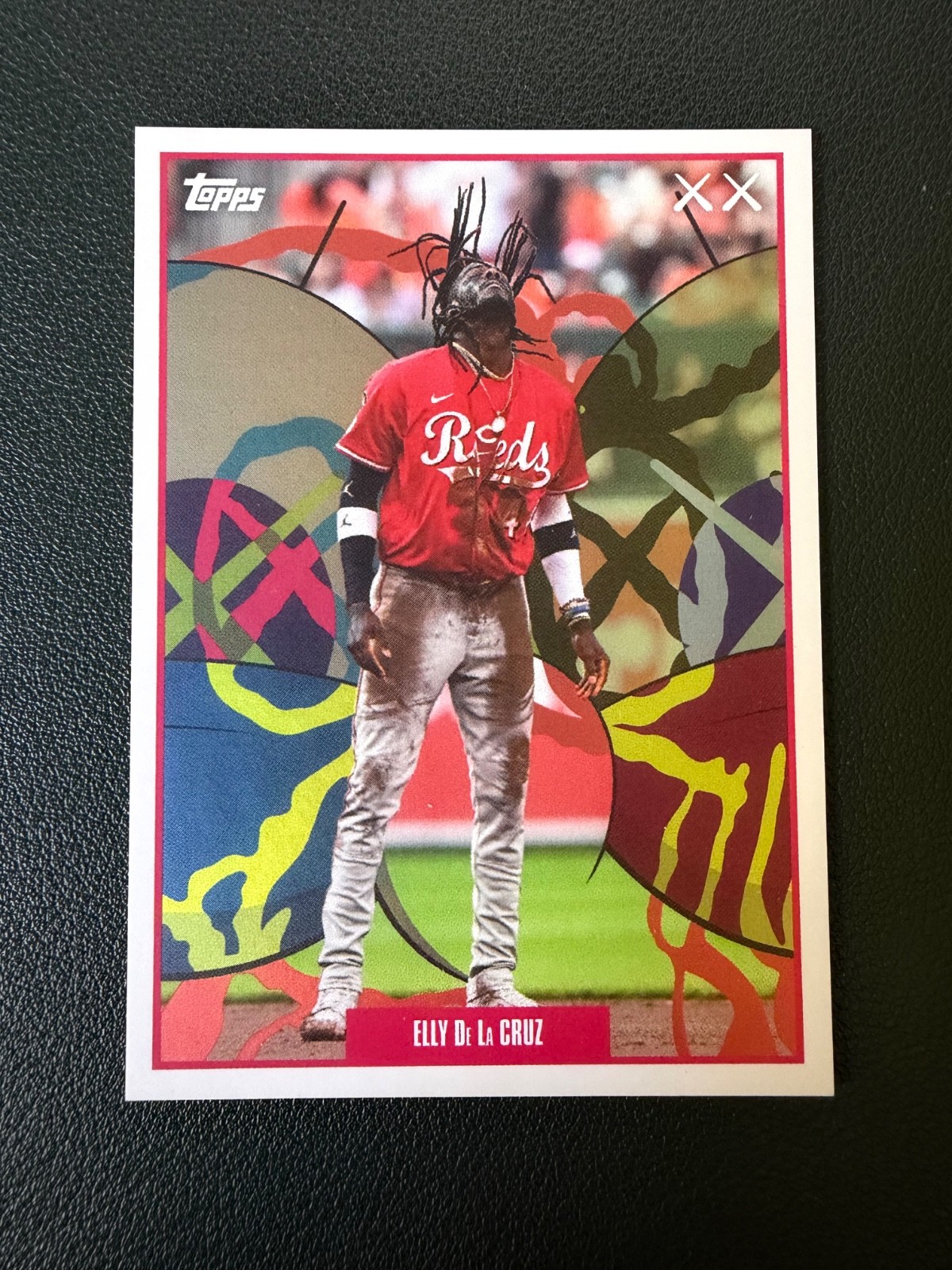 Elly De La Cruz 2026 Topps MLB x KAWS Creation KC-5 standard unnumbered insert