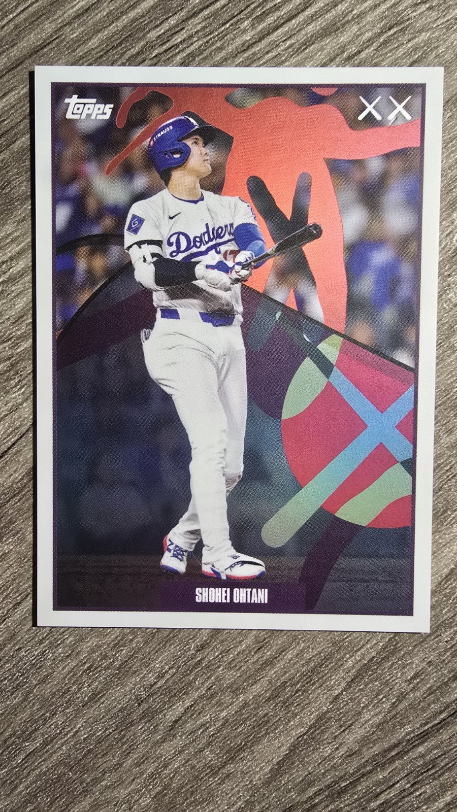Shohei Ohtani 2026 Topps MLB x KAWS Creation KC-1 standard unnumbered insert