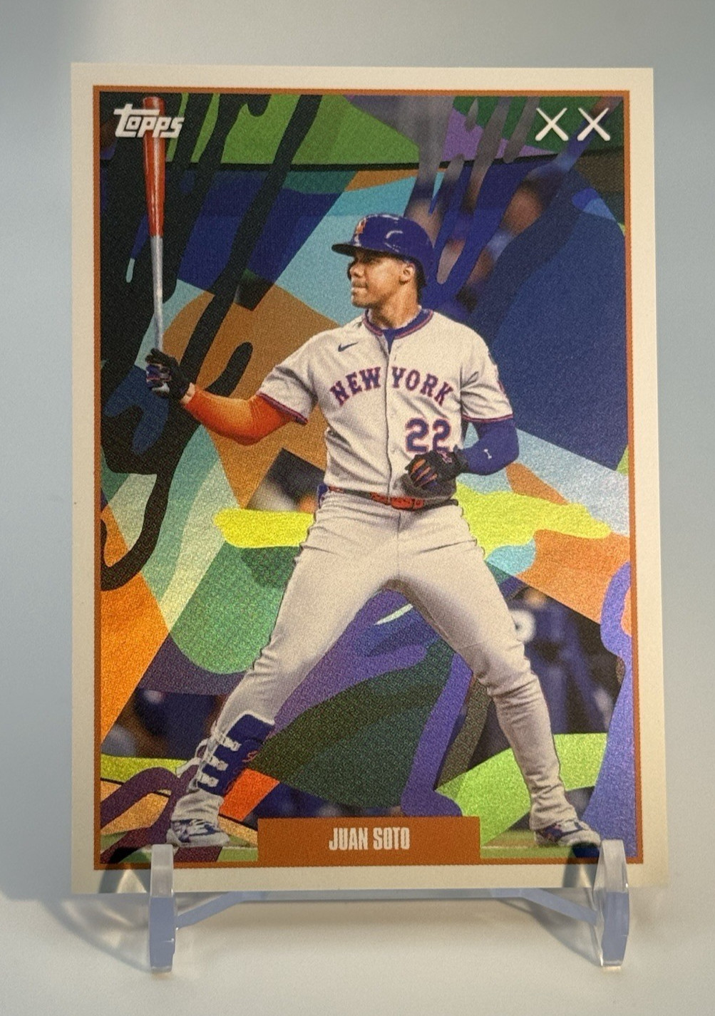 Juan Soto 2026 Topps MLB x KAWS Creation KC-6 standard unnumbered insert