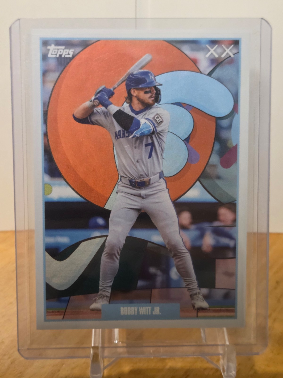 Bobby Witt Jr. 2026 Topps MLB x KAWS Creation KC-14 standard unnumbered insert