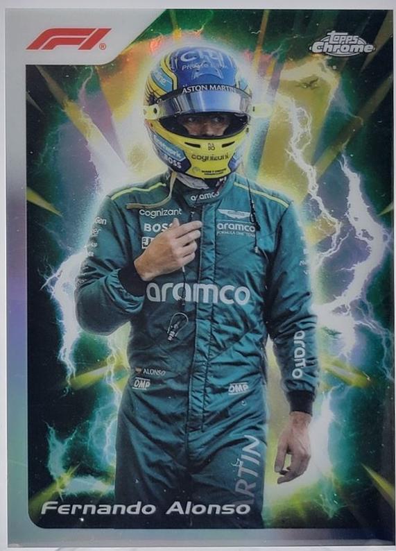 Fernando Alonso 2024 Ultrasonic US-11 card photograph