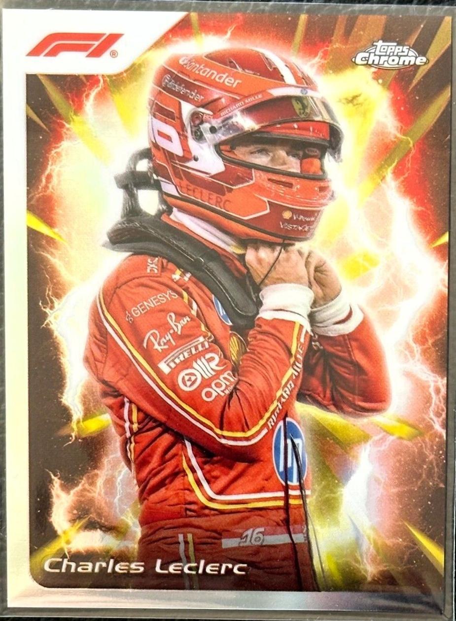 Charles Leclerc 2024 Ultrasonic US-3 card photograph