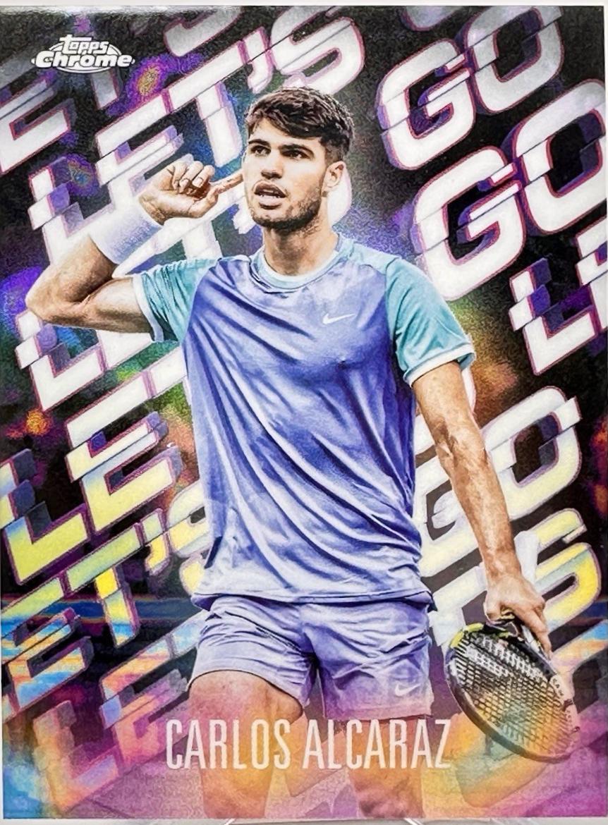 Carlos Alcaraz 2025 Let’s Go LGO-1 card photograph