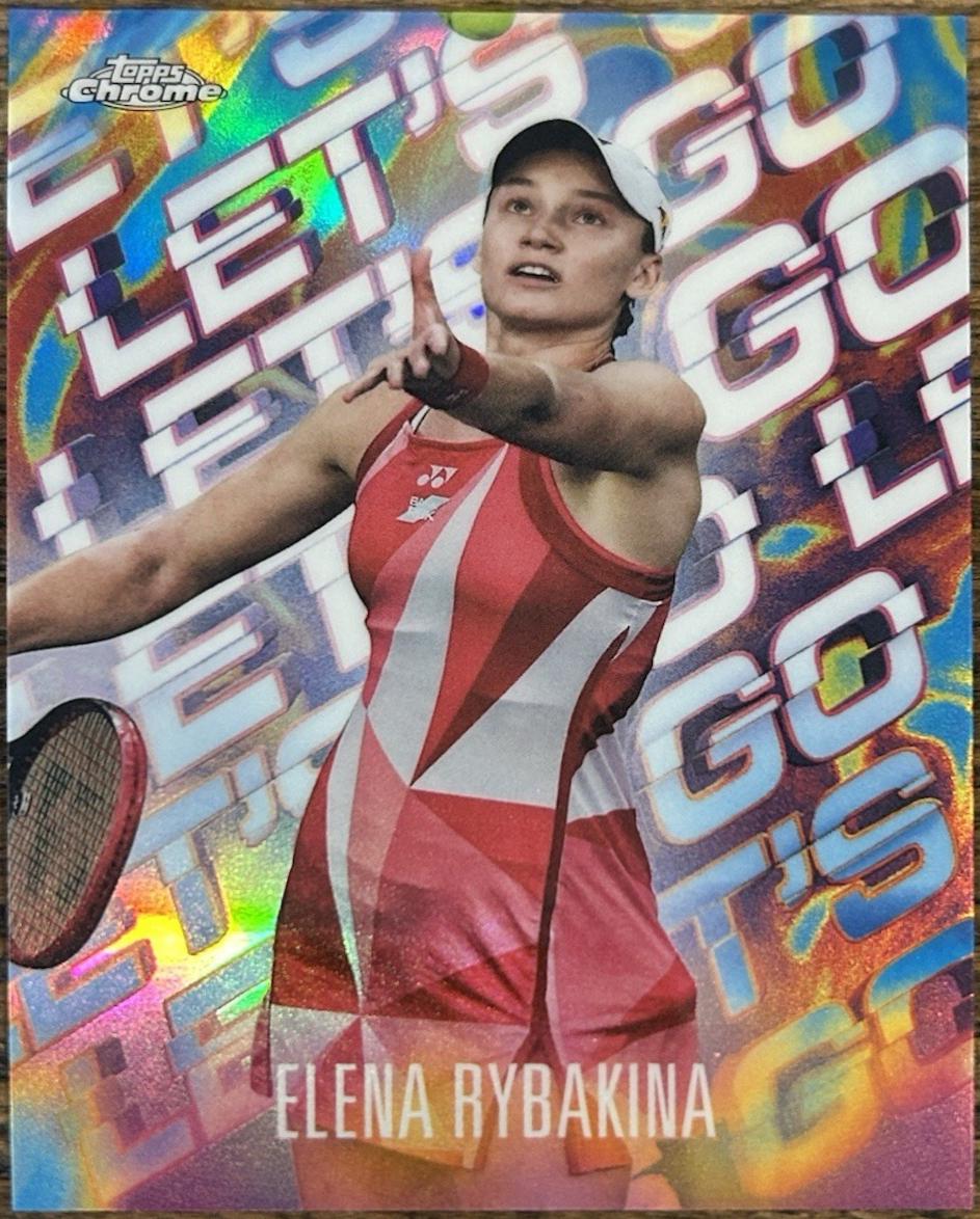 Elena Rybakina 2025 Let’s Go LGO-3 card photograph